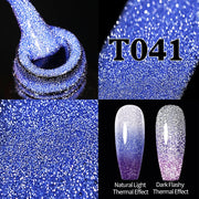UR SUGAR Sparkling Gel Nail Polish Reflective Glitter Nail Gel Semi Permanent Nail Art Varnish For Manicures Need Base Top Coat 0 DailyAlertDeals Reflective Thermal41  