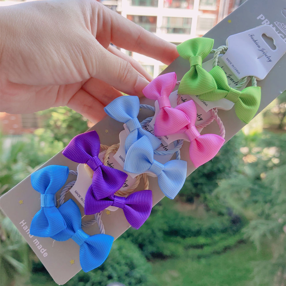 New Cute Rope Children Baby Elastic Hair Rubber Bands Accessories for Kids Girl Headband Tie Ring Headwear Scrunchie Baby Elastic Hair Rubber Bands DailyAlertDeals 32  