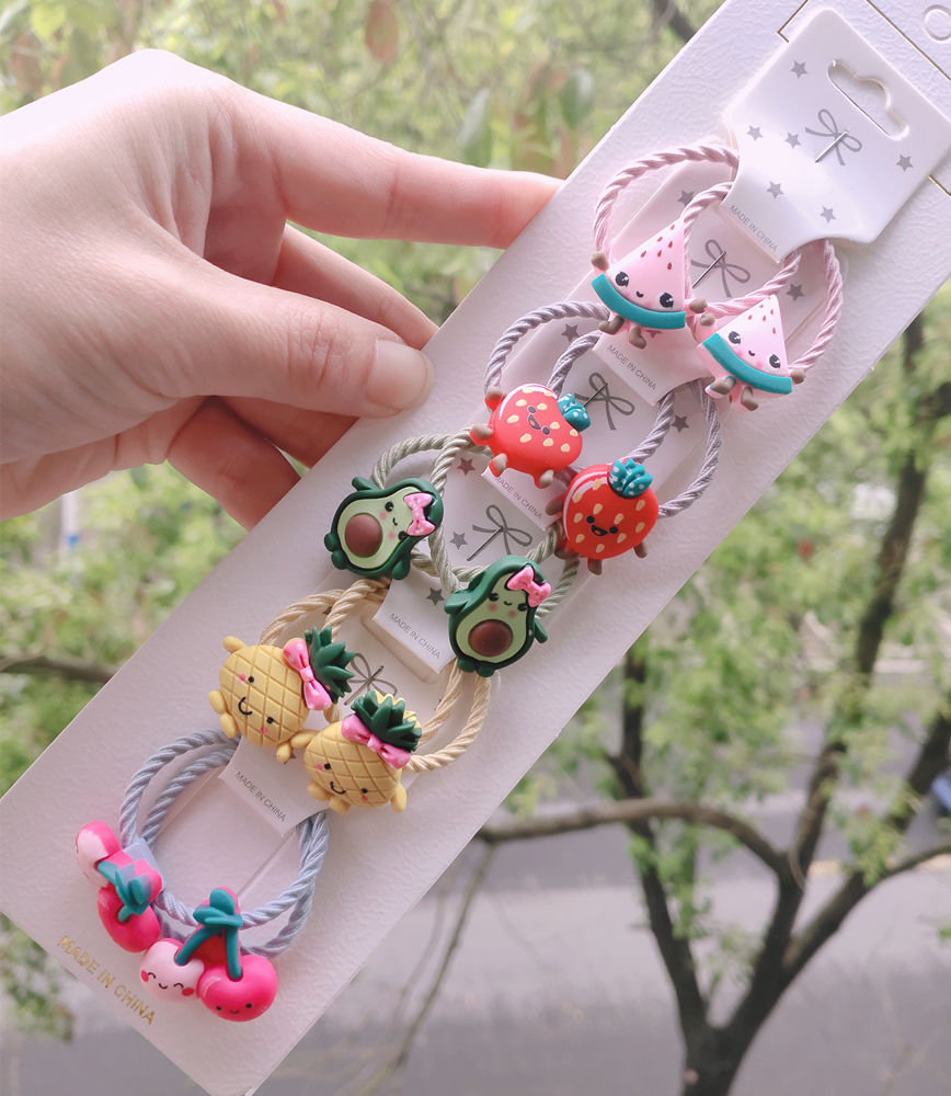 New Cute Rope Children Baby Elastic Hair Rubber Bands Accessories for Kids Girl Headband Tie Ring Headwear Scrunchie Baby Elastic Hair Rubber Bands DailyAlertDeals 13  