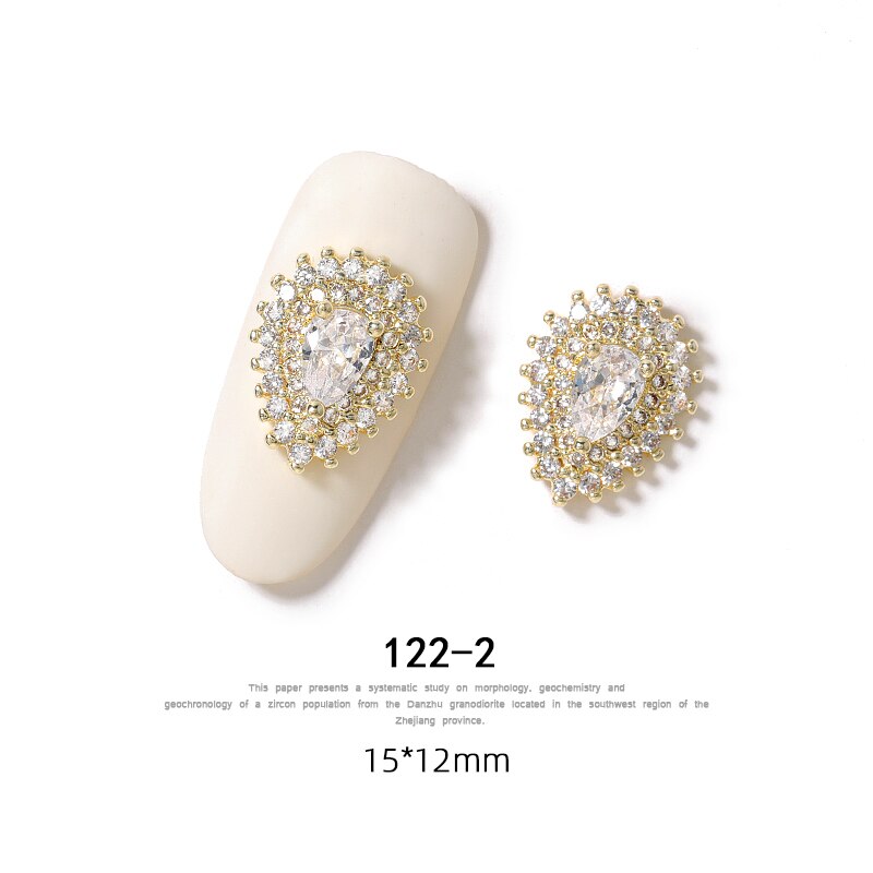 5 pieces 3D metal Zircon Nail art decorations Butterfly rhinestones nail art jewelry alloy zircon tassel pendant nail accessory Nail Rhinestones Jewelry DailyAlertDeals 122-2  