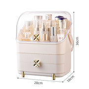 Fashion Big Capacity Cosmetic Storage Box Waterproof Dustproof Bathroom Desktop Beauty Makeup Organizer Skin Care Storage Drawer 0 DailyAlertDeals 26  