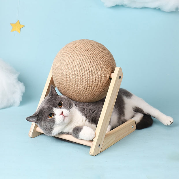 Cat Scratching Ball Toy Kitten Sisal Rope Ball Board Grinding Paws Toys Cats Scratcher Wear-resistant Pet Furniture supplies 0 DailyAlertDeals L type Small 