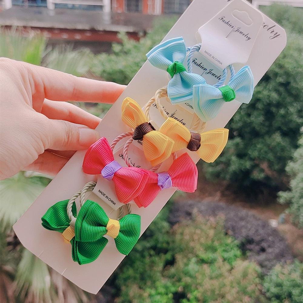 New Cute Rope Children Baby Elastic Hair Rubber Bands Accessories for Kids Girl Headband Tie Ring Headwear Scrunchie Baby Elastic Hair Rubber Bands DailyAlertDeals a2  
