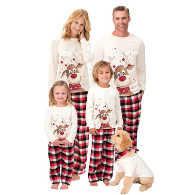 2022 Christmas Family Matching Pajamas Adults Kids Family Matching Outfits Top+Pants 2PCS Xmas Sleepwear Pyjamas Baby Jumpsuit family dress DailyAlertDeals Father S  