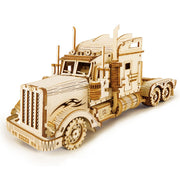 Robotime Rokr 3D Puzzle Movable Steam Train,Car,Jeep Assembly Toy Gift for Children Adult Wooden Model Building Block Kits 3D Puzzle Movable Steam Train DailyAlertDeals MC502 Heavy Truck United States 