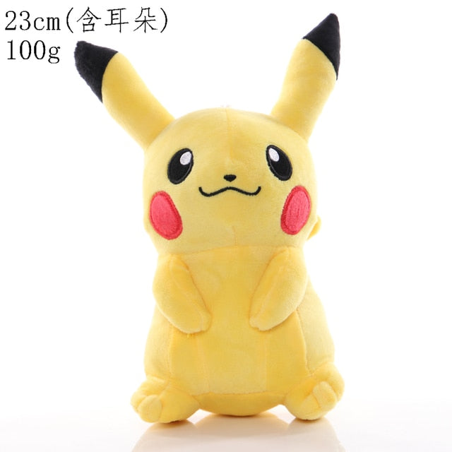 Pokemon Plush Toy Pikachu Stuffed Eevee Charmander Squirtle Charizard Blastoise Bulbasaur Anime Figure Doll Baby Christmas Gift Pokemon Plush kidsToy Pikachu DailyAlertDeals Pikachus 23cm  