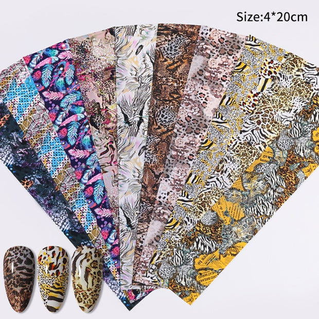 Nail Foils Marble Series Nail Transfer Foils Decorations DIY idea nail Art Transfer Sticker Decals Nail Accessories Nail Sticker DailyAlertDeals BAOWEN  