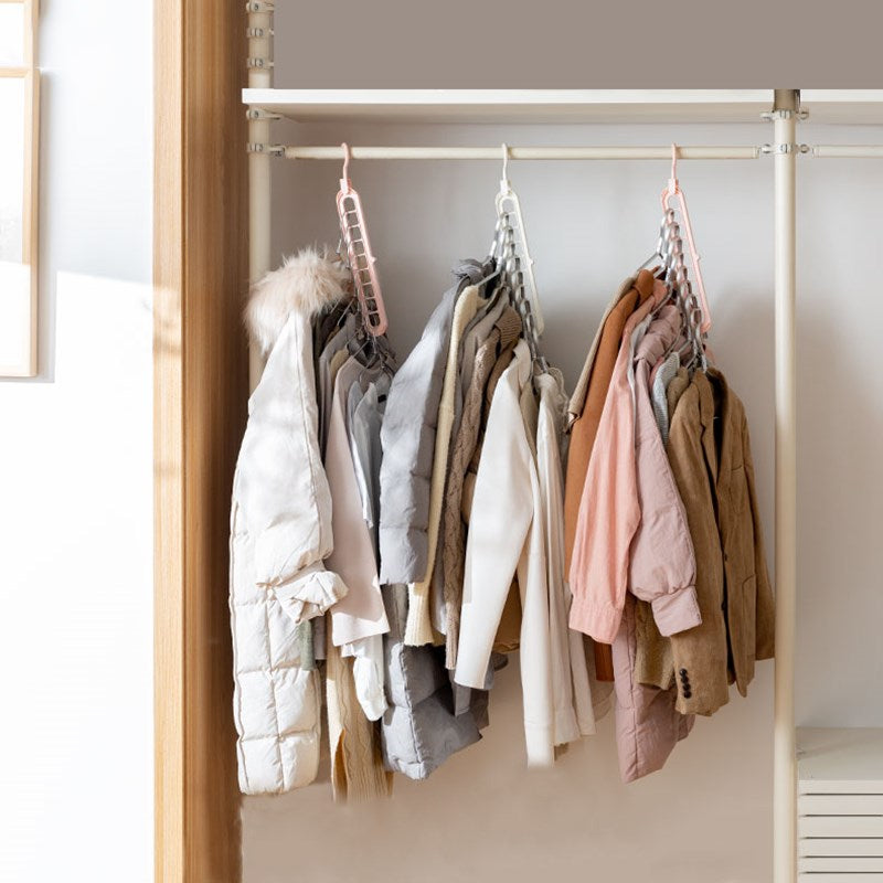 1/2pcs Magic Multi-port Support hangers for Clothes Drying Rack Multifunction Plastic Clothes rack drying hanger Storage Hangers 0 DailyAlertDeals   