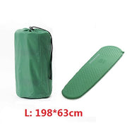 Outdoor Light Self-inflating Sleeping Pad Foam Ultra-light Mattress for Camping Hiking Backpacking inflatable mattress Sleeping Pad Foam DailyAlertDeals Army green  L 198 USA 