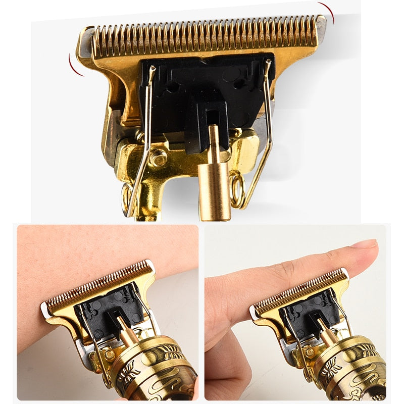Hair Clipper Electric Clippers New Electric Men Retro T9 Style Buddha Head Carving Oil Head Scissors 18650 Battery Trimmer 0 DailyAlertDeals   