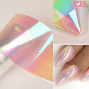 Nail Foils Marble Series Nail Transfer Foils Decorations DIY idea nail Art Transfer Sticker Decals Nail Accessories Nail Sticker DailyAlertDeals 1pc auroras-1  