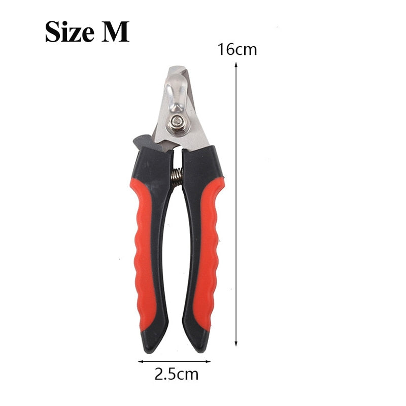 Professional Dog Nail Clipper Cutter Stainless Steel Pet Grooming Scissors nail clippers for Dogs and Cat DailyAlertDeals M Clipper  