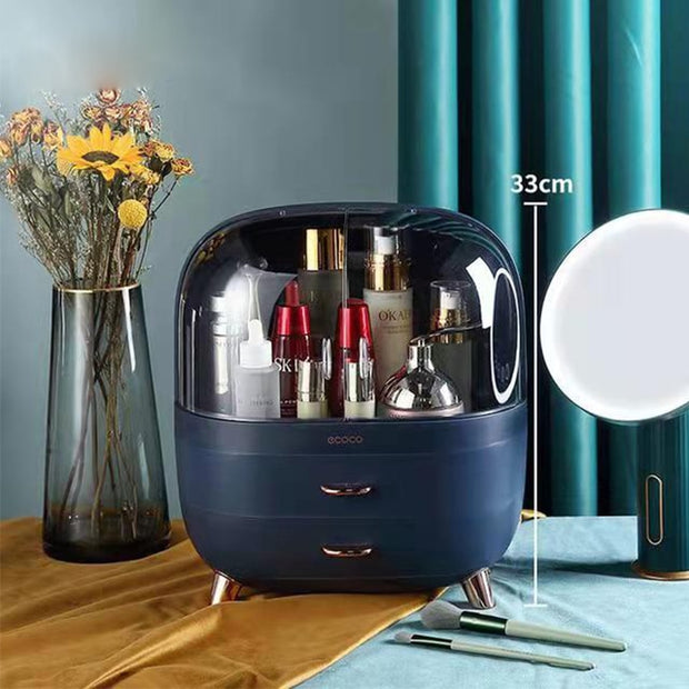 Fashion Big Capacity Cosmetic Storage Box Waterproof Dustproof Bathroom Desktop Beauty Makeup Organizer Skin Care Storage Drawer 0 DailyAlertDeals 32  