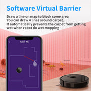 ABIR X6 Robot Vacuum Cleaner, Visual Navigation,APP Virtual Barrier,Breakpoint Continuous Cleaning,Draw Cleaning Area On Map 0 DailyAlertDeals   