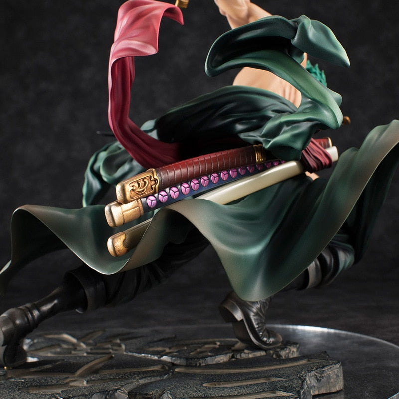 New 1PCS Anime One Piece 16CM PVC Fugure Models Roronoa Zoro Action Figure New world Roronoa Zoro Collectible Toys Kids Gifts Zoro Action Figure Toy DailyAlertDeals   