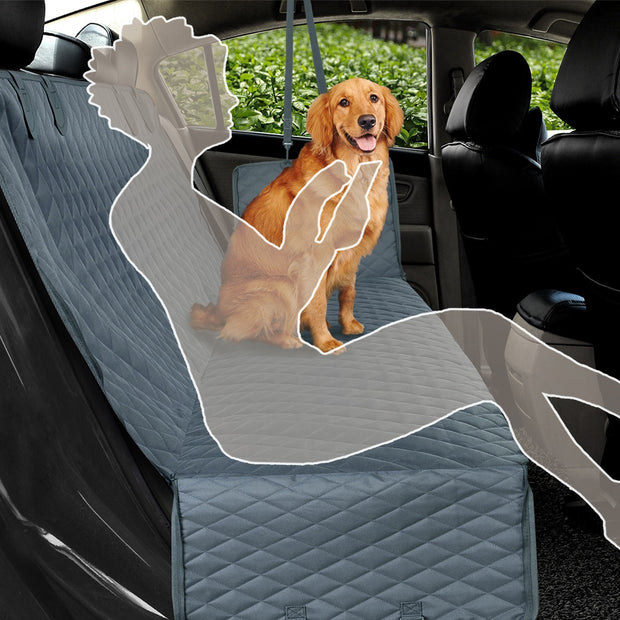 PETRAVEL Dog Car Seat Cover Waterproof Pet Travel Dog Carrier Hammock Car Rear Back Seat Protector Mat Safety Carrier For Dogs 0 DailyAlertDeals   