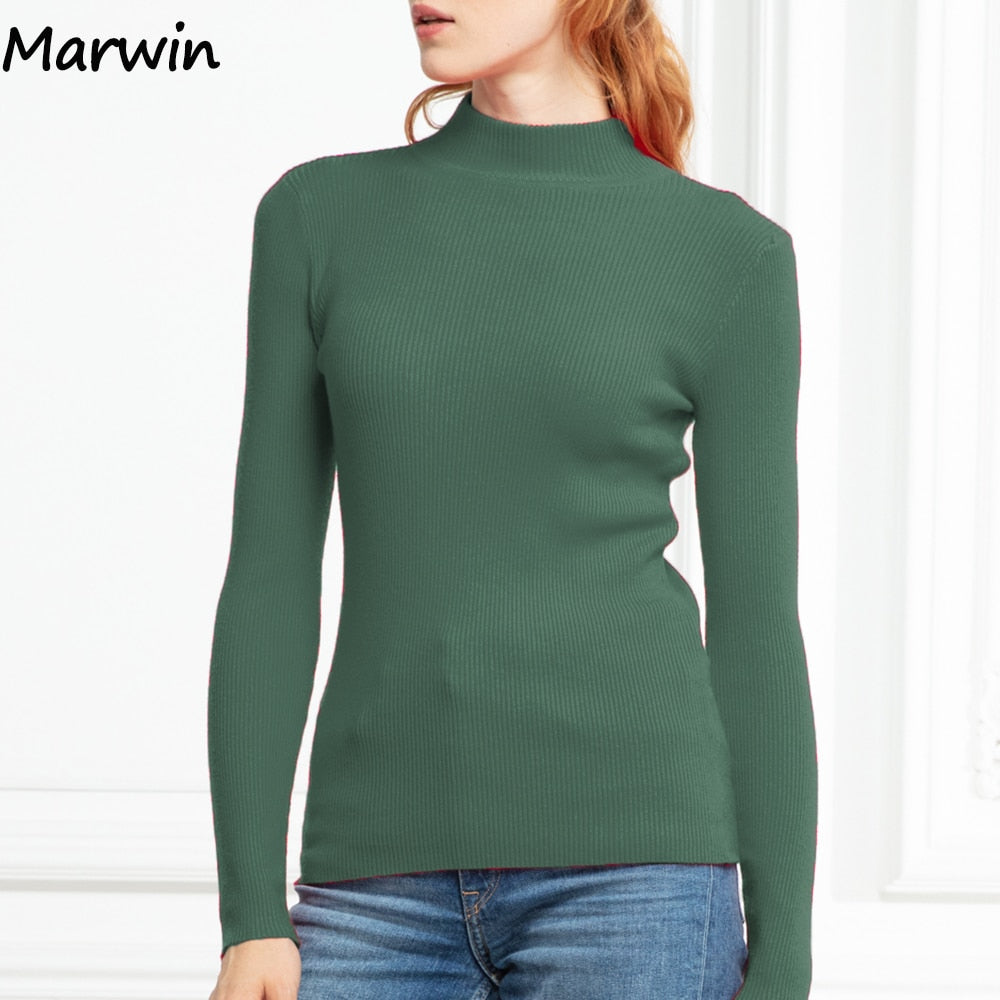 Women's Black turtleneck Soft Cozy Sweaters Slim Full Sleeve Multi-color Turtleneck Sweaters for Women winter turtleneck sweaters for women DailyAlertDeals   