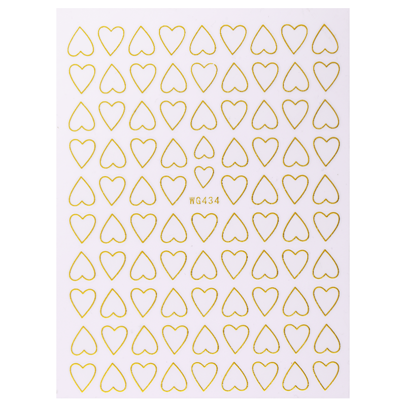 Harunouta Gold Flower Leaves Water Decals Slider Lines Geometrics Spring Summer Nail Art Transfer 3D Stickers DIY Watermarks 0 DailyAlertDeals 15 3D  