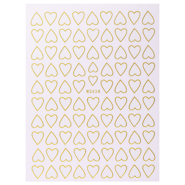 Harunouta Gold Flower Leaves Water Decals Slider Lines Geometrics Spring Summer Nail Art Transfer 3D Stickers DIY Watermarks 0 DailyAlertDeals 15 3D  