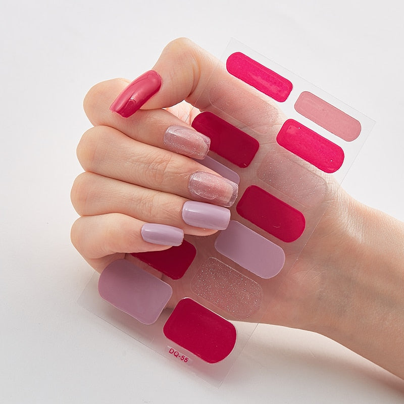 Three Sorts 0f Nail Stickers Full Cover Nail Stickers Novidades Nail Strips Self Adhesive Nail Sticker Nails Sticker Designer Nail Stickers DailyAlertDeals