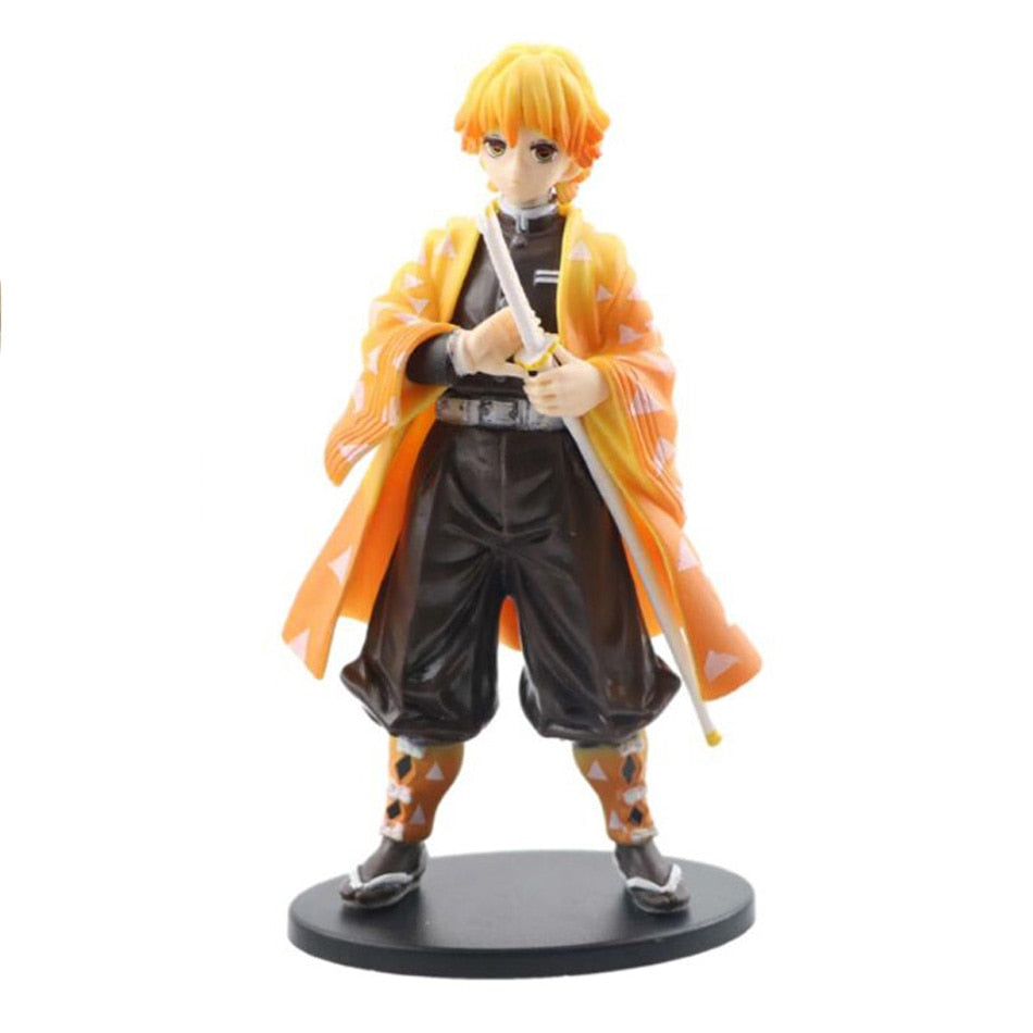 Anime Demon Slayer Figure Kamado Tanjirou Nezuko Action Figures PVC Model Toys Zenitsu Figurine Inosuke Kimetsu No Yaiba Figura Demon Slayer Figure DailyAlertDeals Zenitsu No Box  