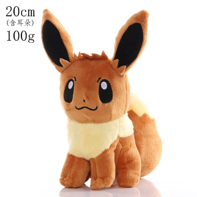 Pokemon Plush Toy Pikachu Stuffed Eevee Charmander Squirtle Charizard Blastoise Bulbasaur Anime Figure Doll Baby Christmas Gift Pokemon Plush kidsToy Pikachu DailyAlertDeals Eevee 20cm  