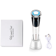 7in1 RF&amp;EMS Radio Mesotherapy Electroporation lifting Beauty LED Photon Face Skin Rejuvenation Remover Wrinkle Radio Frequency 0 DailyAlertDeals Australia White 