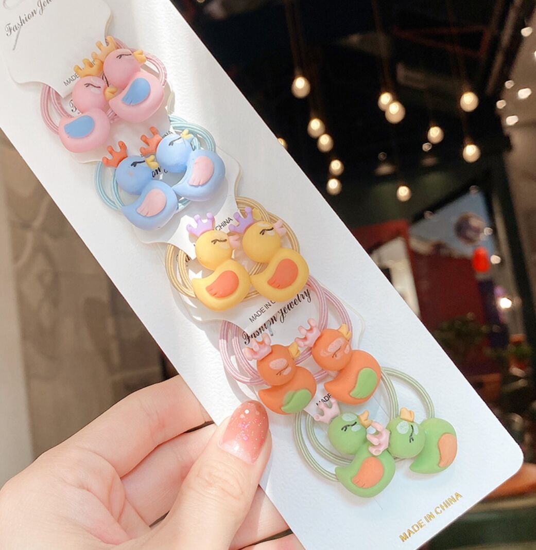 New Cute Rope Children Baby Elastic Hair Rubber Bands Accessories for Kids Girl Headband Tie Ring Headwear Scrunchie Baby Elastic Hair Rubber Bands DailyAlertDeals 44  