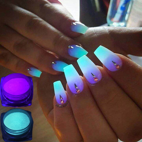 1 Box Neon Phosphor Powder Nail Glitter Powder 10 Colors Dust Luminous Pigment Fluorescent Powder Nail Glitters Glow in the Dark 0 DailyAlertDeals   