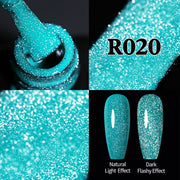 UR SUGAR Sparkling Gel Nail Polish Reflective Glitter Nail Gel Semi Permanent Nail Art Varnish For Manicures Need Base Top Coat 0 DailyAlertDeals Flashy Fluorescent20  