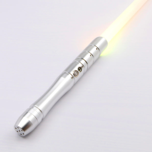 TXQSABER Smooth Lightsaber RGB Metal Hilt 12 Colors Force FX Saber For Heavy Dueling Double Connected Laser Sword Halloween Toys 0 DailyAlertDeals   