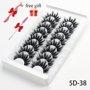5/8 Pairs 20mm Mink Lashes 3D Natural False Eyelashes Fluffy Faux Mink Eyelashes Wispies Long Extension Eyelashes Pack Maquiagem  DailyAlertDeals 5D38 China 