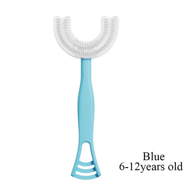 Toothbrush Children 360 Degree U-shaped Child Toothbrush Teethers Brush Silicone Kids Teeth Oral Care Cleaning baby teether DailyAlertDeals 8  