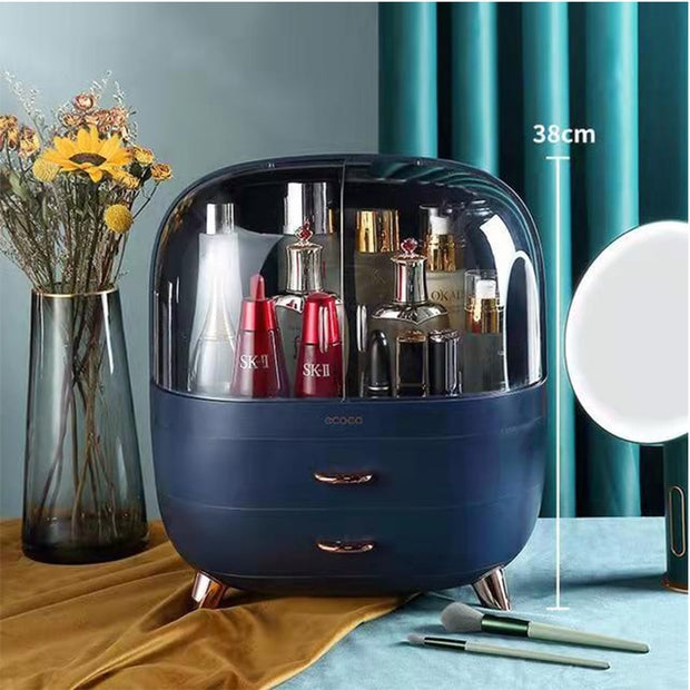 Fashion Big Capacity Cosmetic Storage Box Waterproof Dustproof Bathroom Desktop Beauty Makeup Organizer Skin Care Storage Drawer 0 DailyAlertDeals 31  