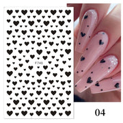 Harunouta 2022 NEW Gold Bronzing Slider Nail Art 3D Decals Decoration Flower Leaves Nail Art Sticker DIY Manicure Transfer Decal Nail Stickers DailyAlertDeals 4  