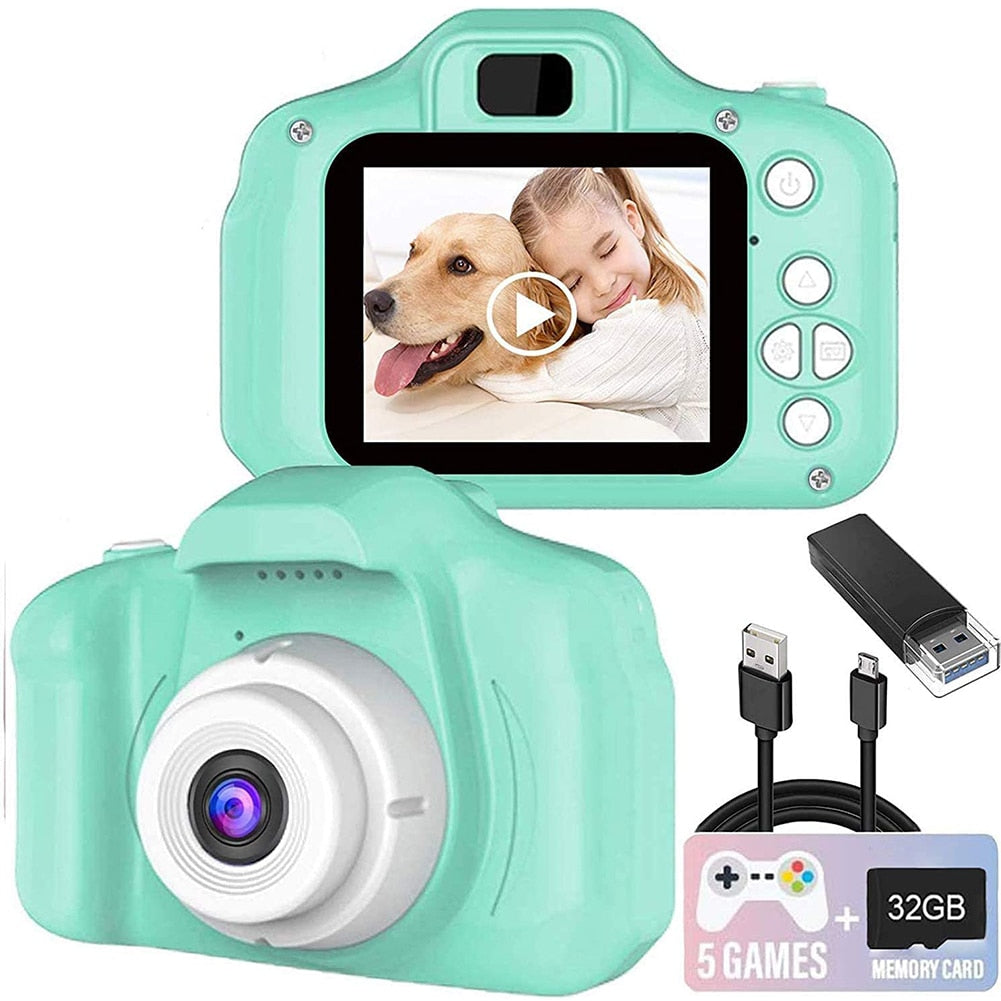 Children Kids Camera Mini Educational Toys For Kids Christmas Gifts Birthday Gift Digital Camera 1080P Projection Video Camera Children Kids Camera Mini Educational Toys For Kids DailyAlertDeals With 32G TF Card 2 China 