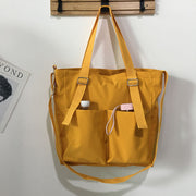 Waterproof Oxford Large Capacity Canvas Girl Handbags & Crossbody bags For Women Casual Tote Purses Handbags & Crossbody bags DailyAlertDeals Yellow No Pendant  