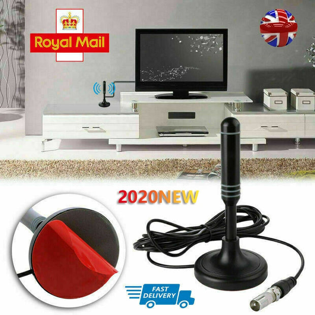 200 Miles Ultra HD Digital Indoor Amplified TV Antenna HDTV With Amplifier VHF/UHF Quick Response Indoor Outdoor Aerial HD Set 0 DailyAlertDeals   