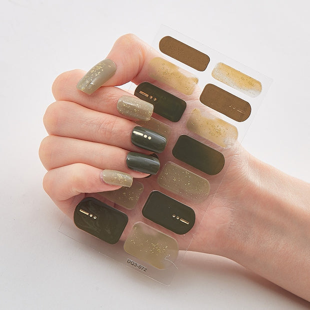 Four Sorts 0f Nail Stickers Creative Nail Adhesive Nail Wraps DIY Nail Stickers Designer Nails Art Decoration Nailart Sticker Nail Decal Stickers DailyAlertDeals DQ3-72  