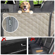 PETRAVEL Dog Car Seat Cover Waterproof Pet Travel Dog Carrier Hammock Car Rear Back Seat Protector Mat Safety Carrier For Dogs 0 DailyAlertDeals   