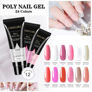 Poly gels Set for nail Extension Manicure Acryl Gel Varnish Set 15ML Poly gels Poly Nail Kit UV Gel Kit Poly gels Set for nail Extension DailyAlertDeals   