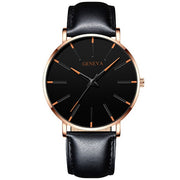 2022 Minimalist Men Fashion Ultra Thin Watches Simple Men Business Stainless Steel Mesh Belt Quartz Watch relogio masculino 0 DailyAlertDeals Leather Rose Orange  