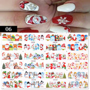 12 Designs Nail Stickers Set Mixed Floral Geometric Nail Art Water Transfer Decals Sliders Flower Leaves Manicures Decoration 0 DailyAlertDeals A51  