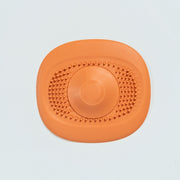 Bathroom Washbasin Drain Hair Catcher Irregular Pattern Bath Stopper Plug Sink Strainer Filter Kitchen Accessory Dropshipping 0 DailyAlertDeals Orange  