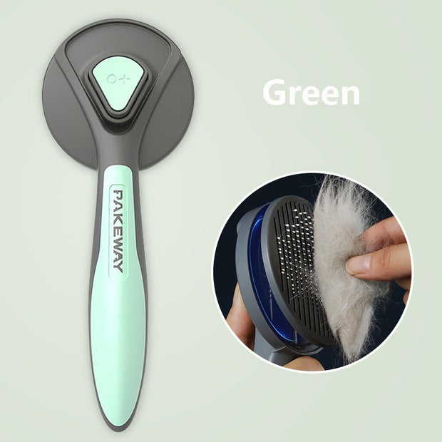 Kimpets Cat Comb Dog Hair Remover Brush 0 DailyAlertDeals Green  