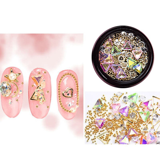 3D Nail Rhinestones Rose Jewelry Diverse DIY Gems Charming Mix Crystal Nail Art Decorations Gel Glitter Charms Nail Accessories Nail Rhinestones Rose Jewelry DailyAlertDeals H2  