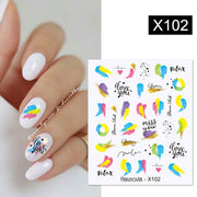 Harunouta Valentine's Day Love Heart Pattern Water Decals Stickers Christmas Snowflakes Design Slider For Nails Art Decoration 0 DailyAlertDeals X102  