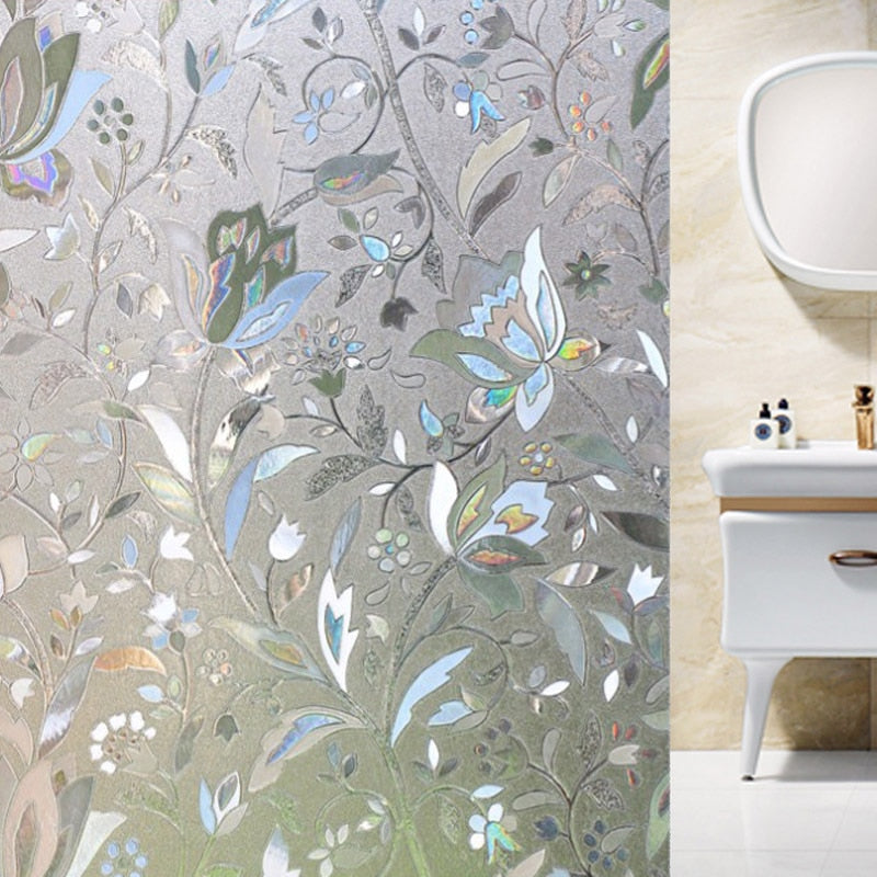 100cm*45cm Self-adhesive Window Film Glass Decorative Decal Sticker Home Cafe Decor 0 DailyAlertDeals   