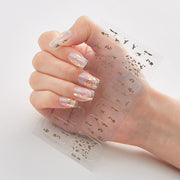 Three Sorts 0f Nail Stickers Full Cover Nail Stickers Novidades Nail Strips Self Adhesive Nail Sticker Nails Sticker Designer Nail Stickers DailyAlertDeals DQ-39  