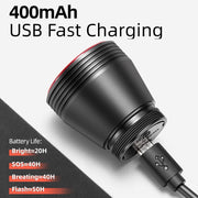 ROCKBROS Bicycle Smart Auto Brake Sensing Light IPx6 Waterproof LED Charging Cycling Taillight Bike Rear Light Accessories Q5 0 DailyAlertDeals   